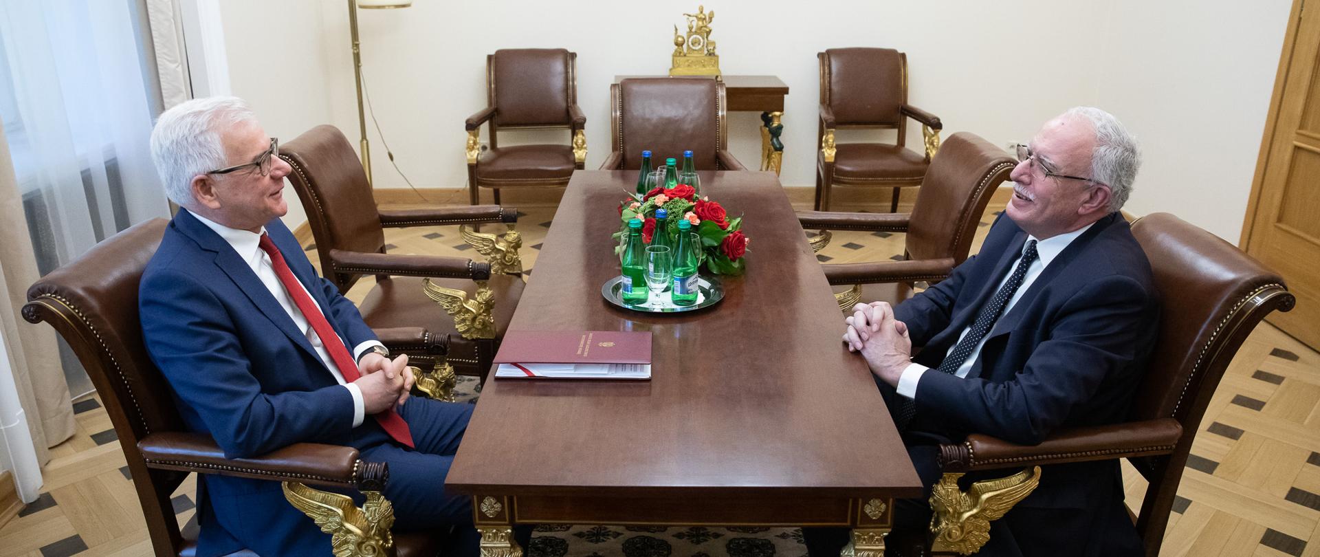 Wizyta ministra spraw zagranicznych Palestyny w Warszawie