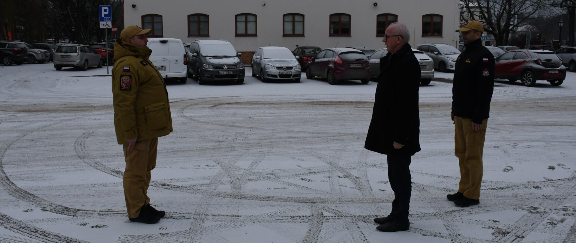 Wizyta Podsekretarza stanu w Ministerstwie Spraw Wewnętrznych i Administracji w Komendzie Miejskiej PSP w Olsztynie