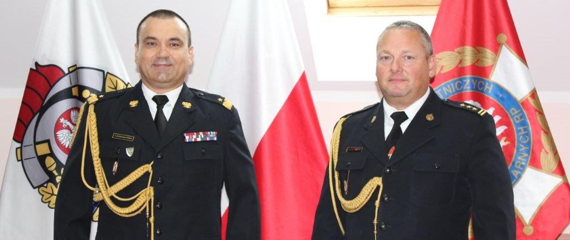 na zdjęciu kierownictwo KW PSP w Olsztynie