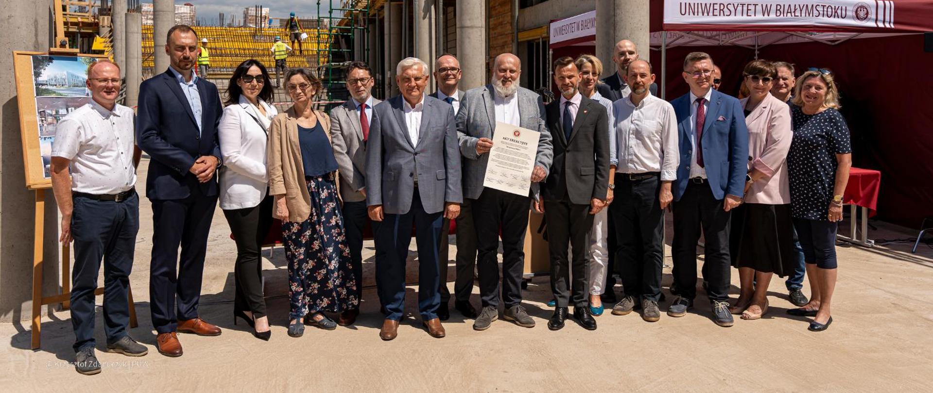 Kamień węgielny pod nową siedzibę wydziałów humanistycznych UwB