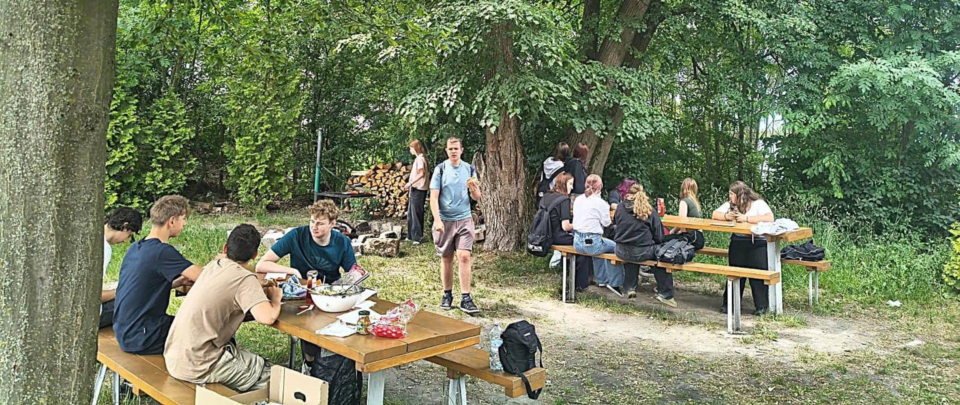 Ognisko na harcówce