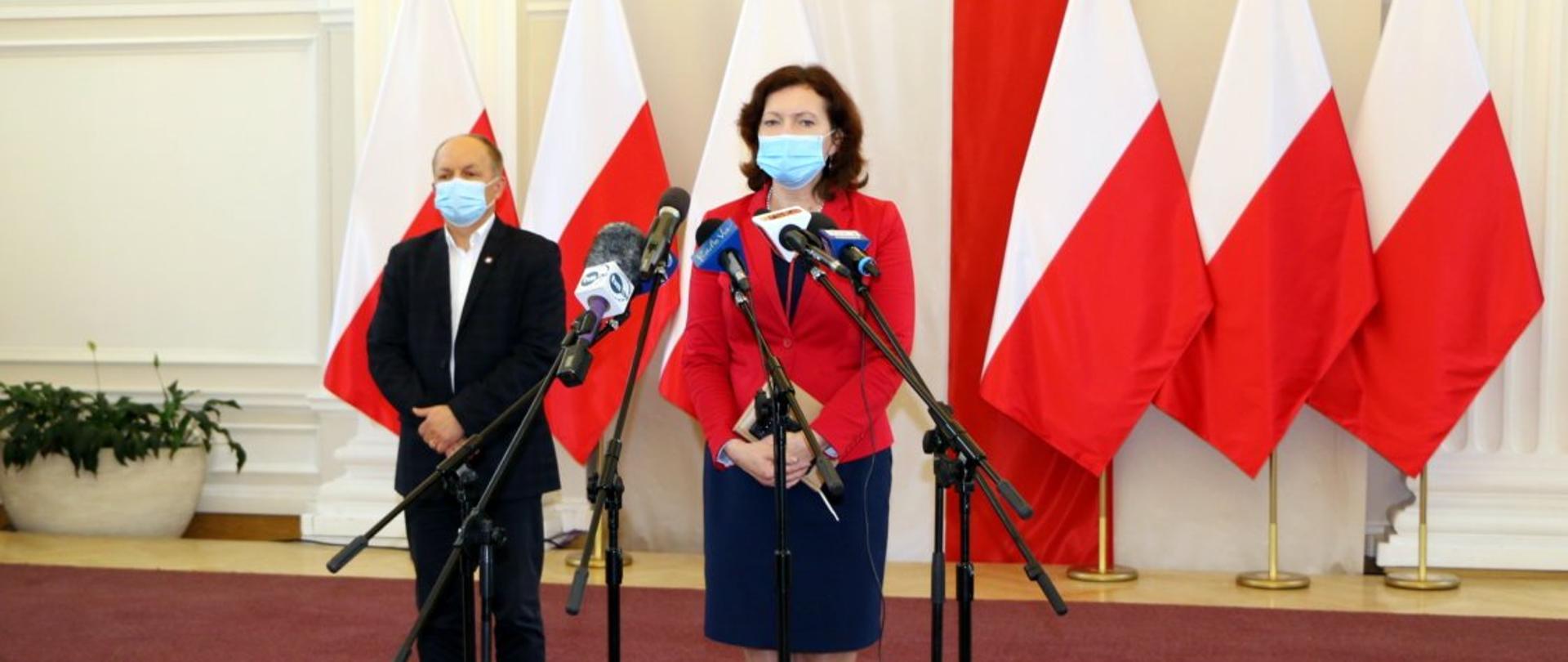 Konferencja prasowa na temat aktualnej sytuacji epidemiologicznej