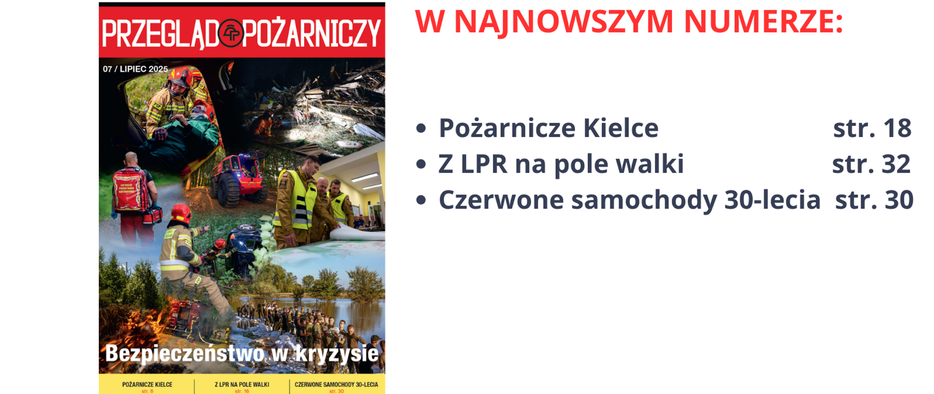 Okładka przeglądu pożarniczego
