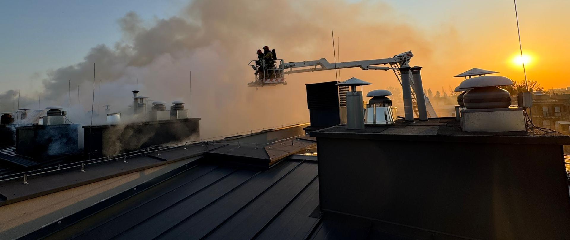 Pożar budynku mieszkalnego przy ul. Krańcowej