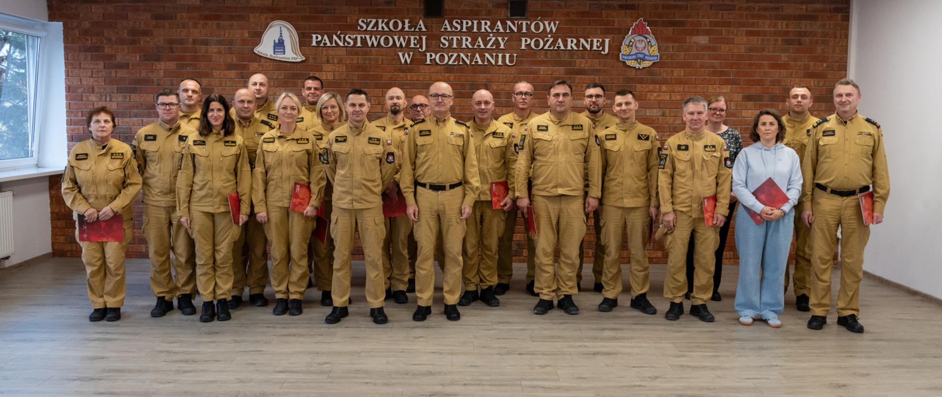 Szkolenie z zakresu Ochrony Ludności i Obrony Cywilnej, dedykowane kadrze Szkoły Aspirantów PSP w Poznaniu