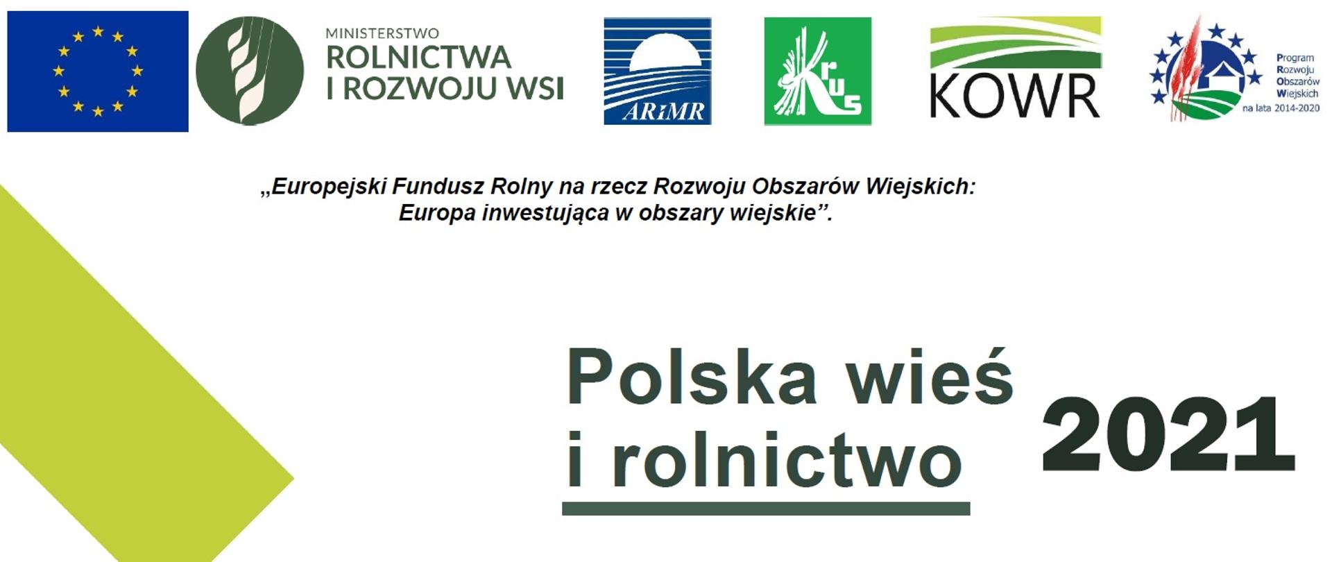 Polska wieś i rolnictwo 2021 - raport
