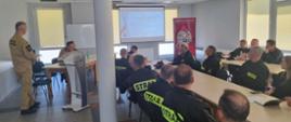Narada operacyjno szkoleniowa dla jednostek OSP z terenu powiatu kazimierskiego