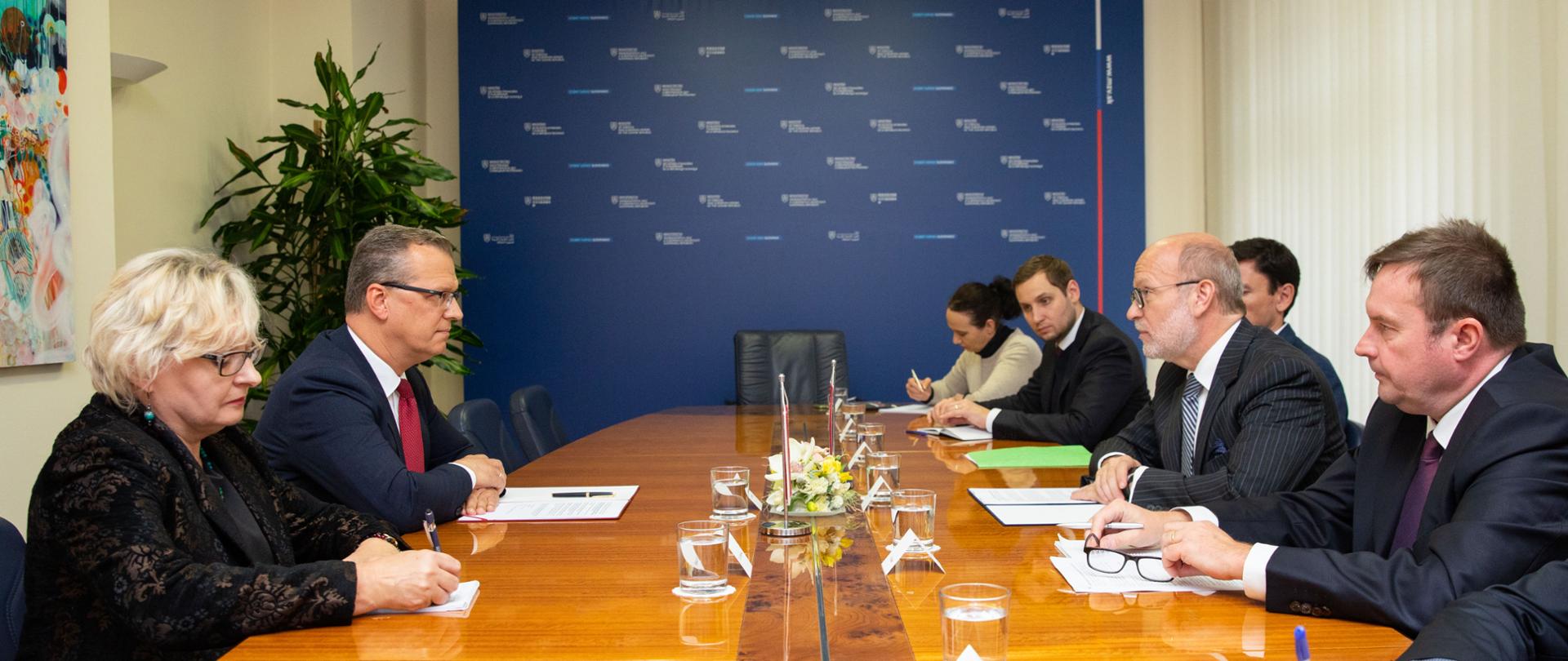 Spotkanie ambasadora RP z ministrem spraw zagranicznych Słowacji 