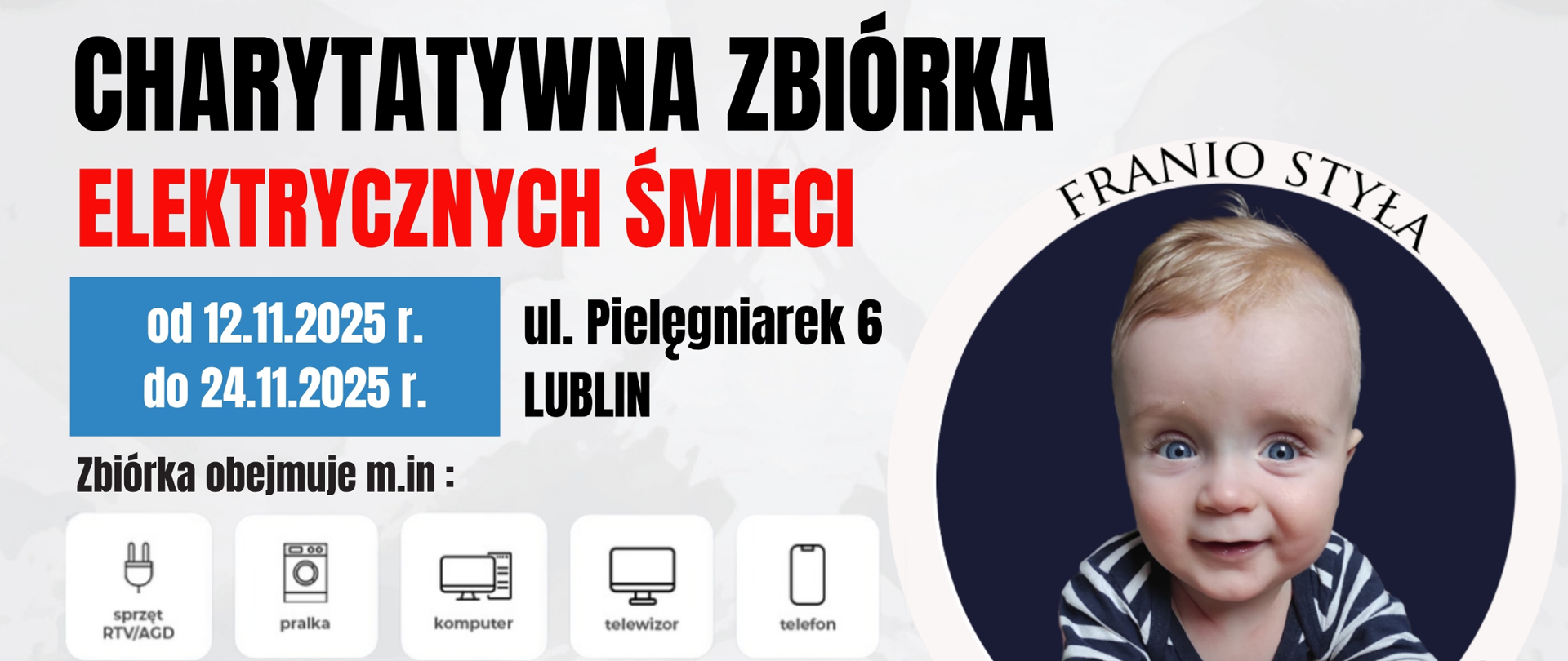 WSSE w Lublinie dla Frania – zbieramy elektrośmieci, by pomagać!
