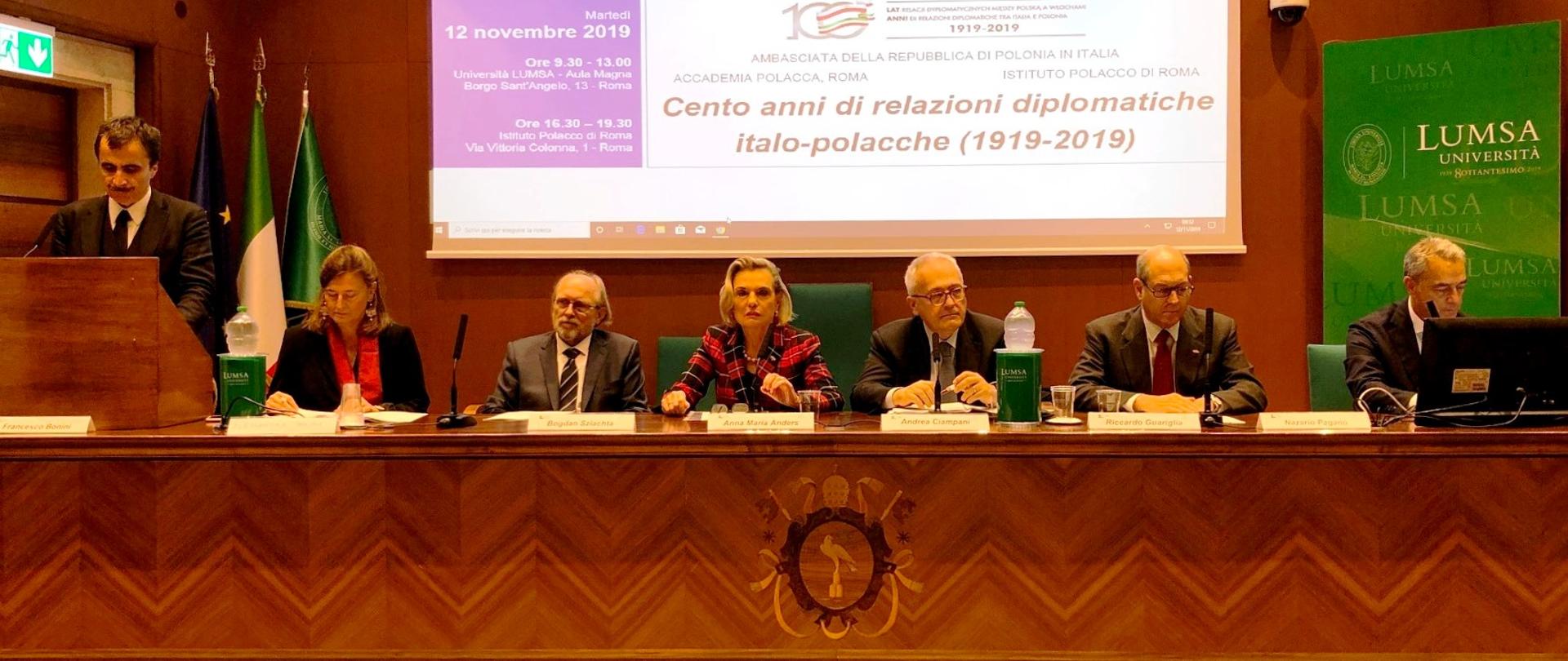 Konferencja z okazji stulecia relacji dyplomatycznych Polski i Włoch
