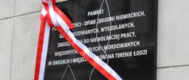 Odsłonięcie tablicy pamiątkowej poświęconej polskim dzieciom – ofiarom okupanta niemieckiego na terenie Łodzi