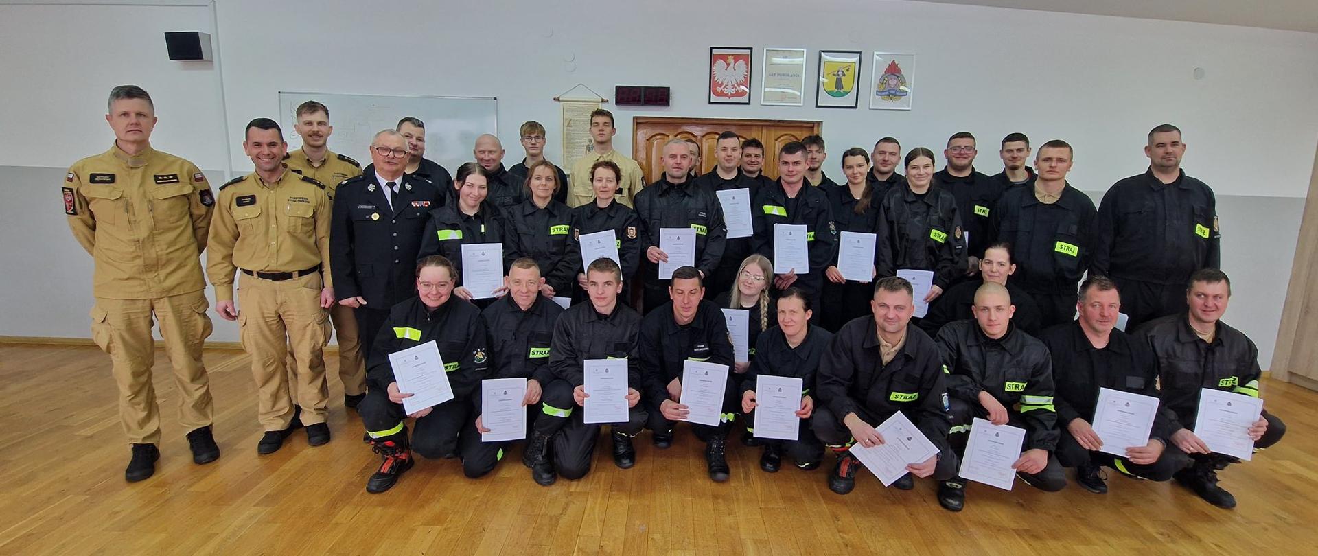 Egzamin szkolenia podstawowego OSP w JRG Morąg