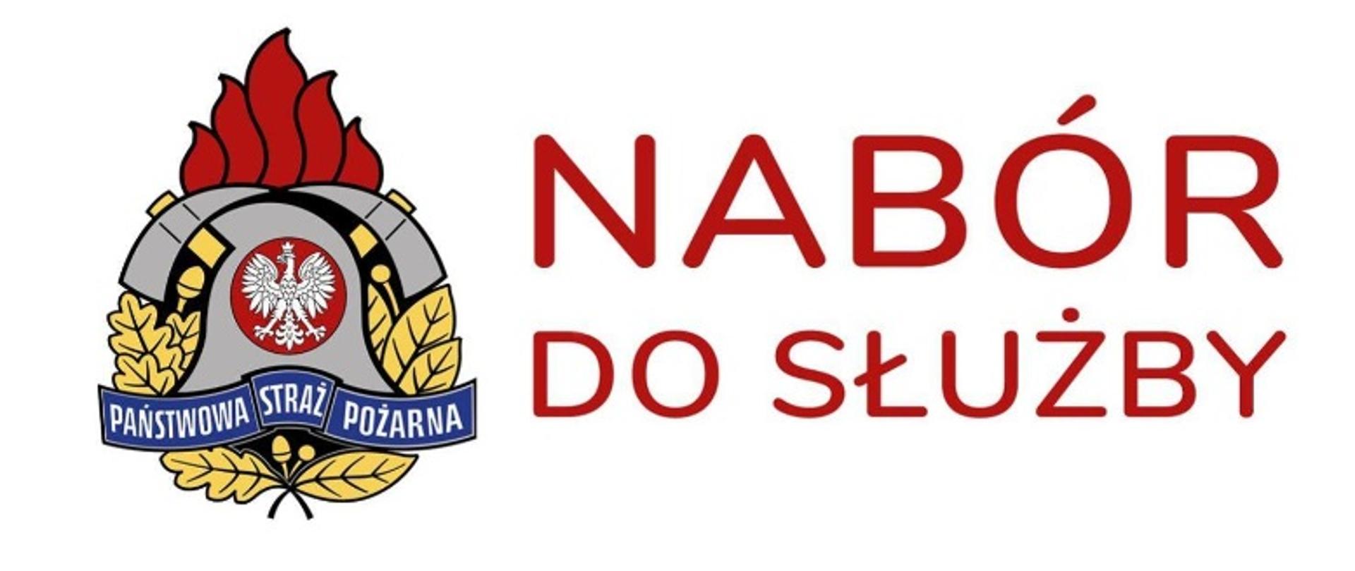 Ikona nabór do służby z logiem PSP