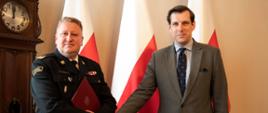 nadbryg. Grzegorz Janowski i wojewoda łódzki Tobiasz Bocheński 