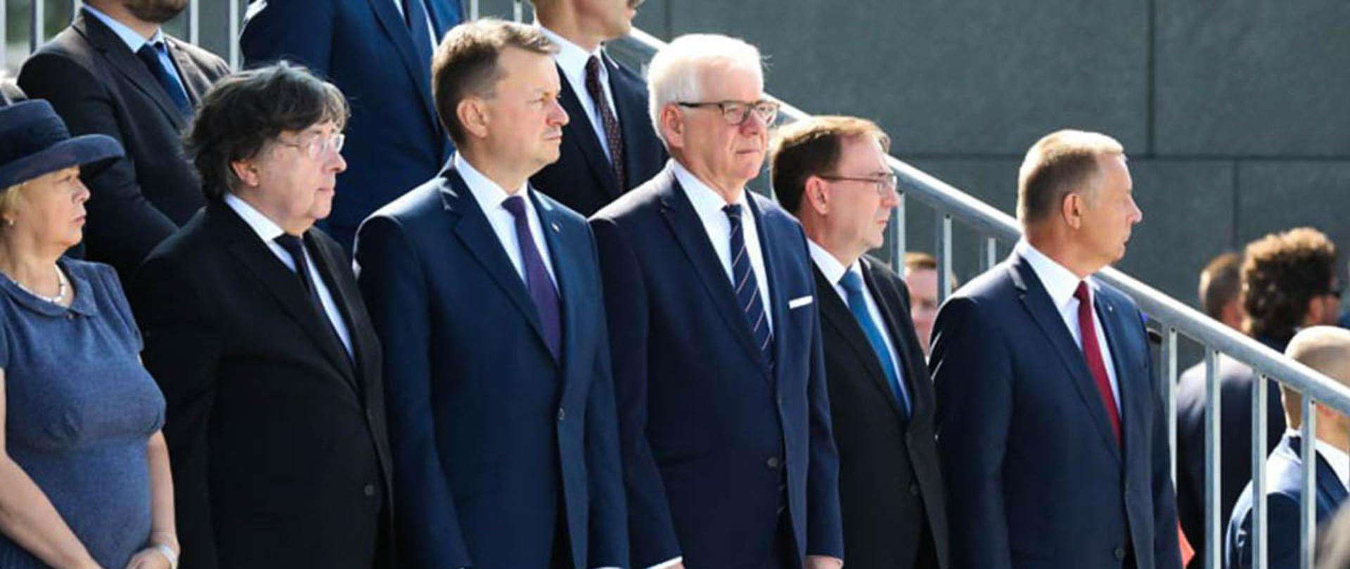 Minister Mariusz Kamiński wziął udział w uroczystości z okazji 80. rocznicy wybuchu II wojny światowej w Warszawie