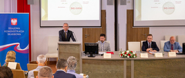 Zastępca Szefa KAS Paweł Cybulski podczas Konferencji Naukowej w Płocku