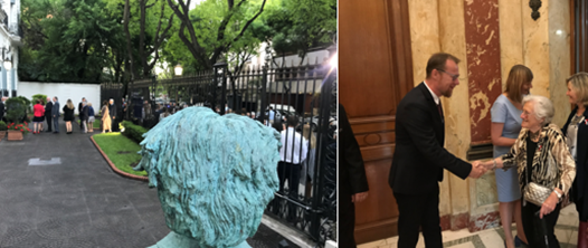 en la sede de la Embajada de la República de Polonia en Buenos Aires