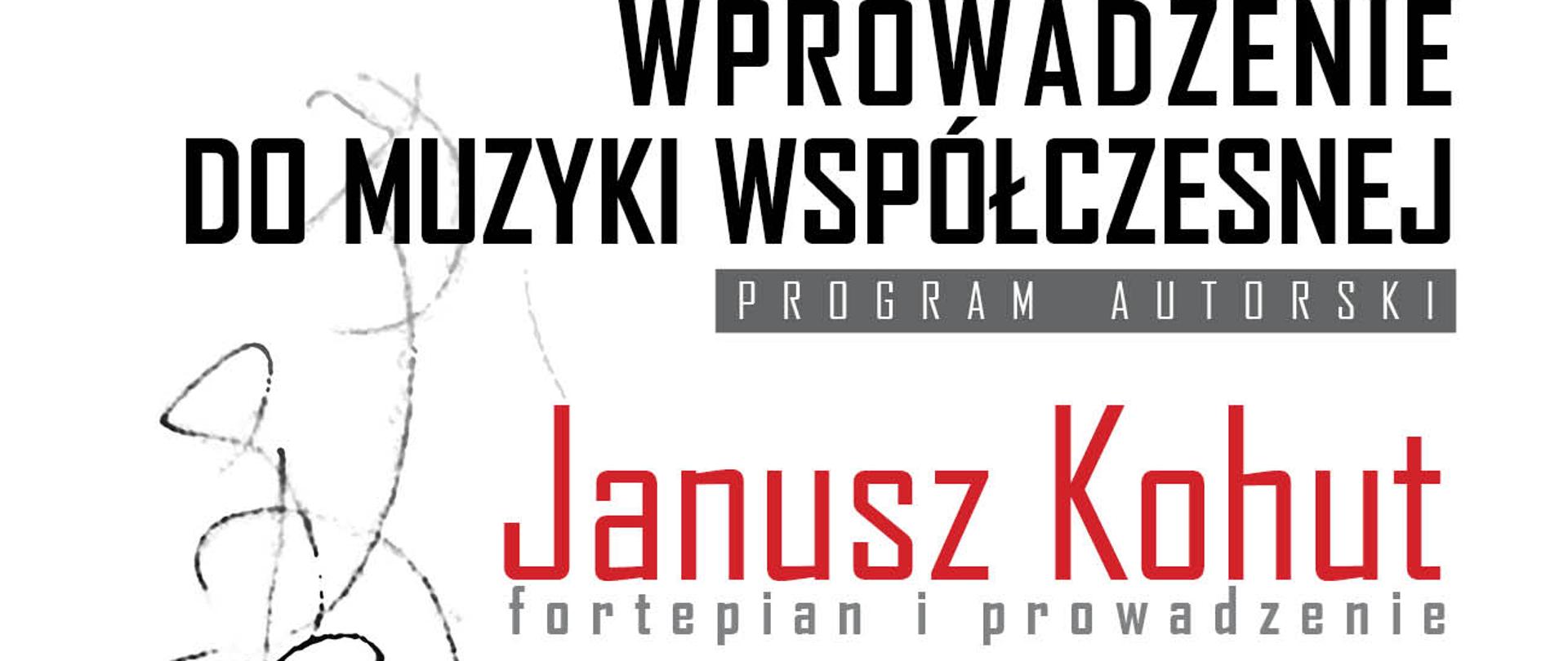 Plakat informacyjny dotyczący koncertu odbywającego się w dniu 18.09.2023 r. o godz. 9.00 i 12.00.