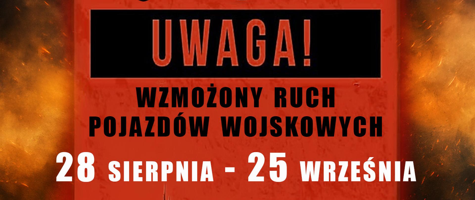 INFORMACJA O ĆWICZENIACH WOJSKOWYCH