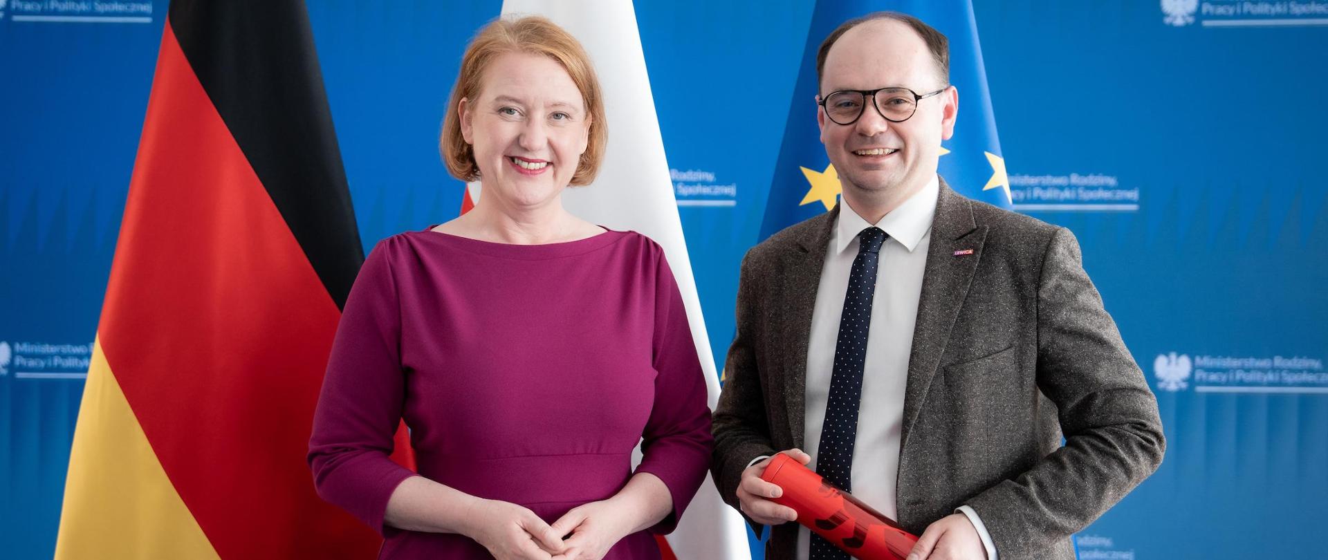 Spotkanie z Lisą Paus, Federalną Ministrą Rodziny, Osób Starszych, Kobiet i Młodzieży Niemiec