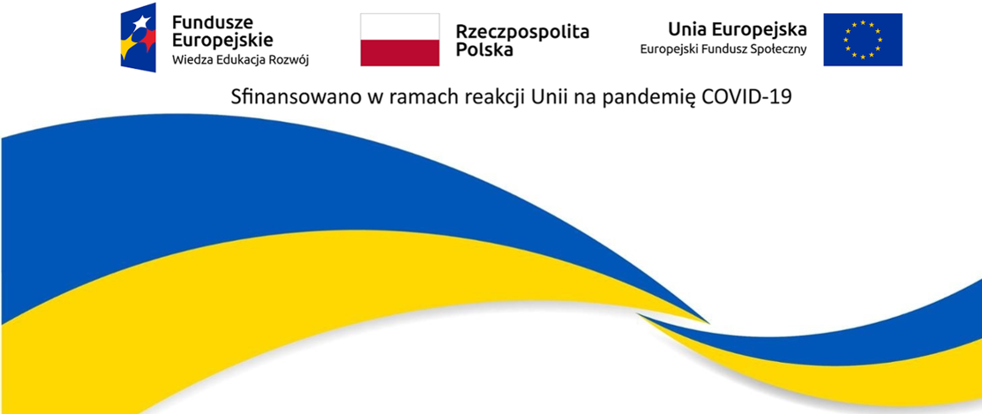 Baner projektu europejskiego POWER Ukraine.