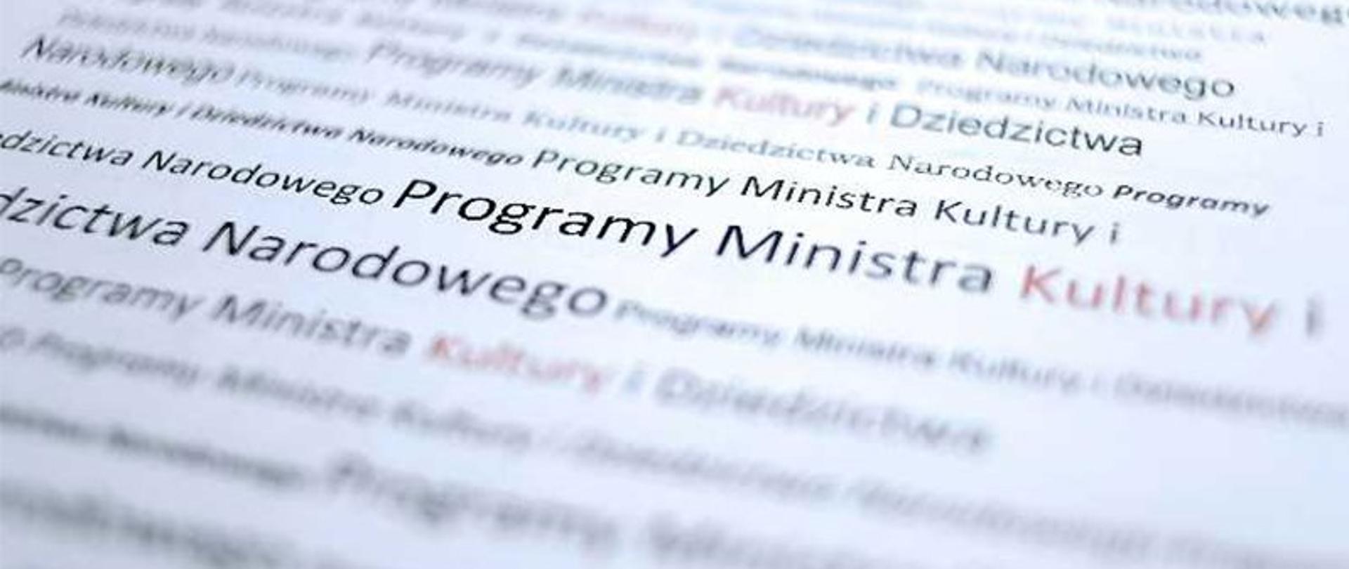 Rozpoczął się nabór wniosków do Programów Ministra na rok 2023