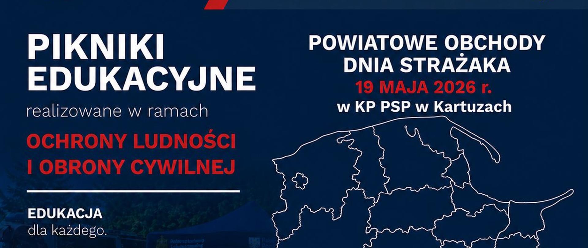 Piknik Edukacyjny Akademii Ochrony Ludności i Obrony Cywilnej - Dzień Strażaka - plakat wydarzenia