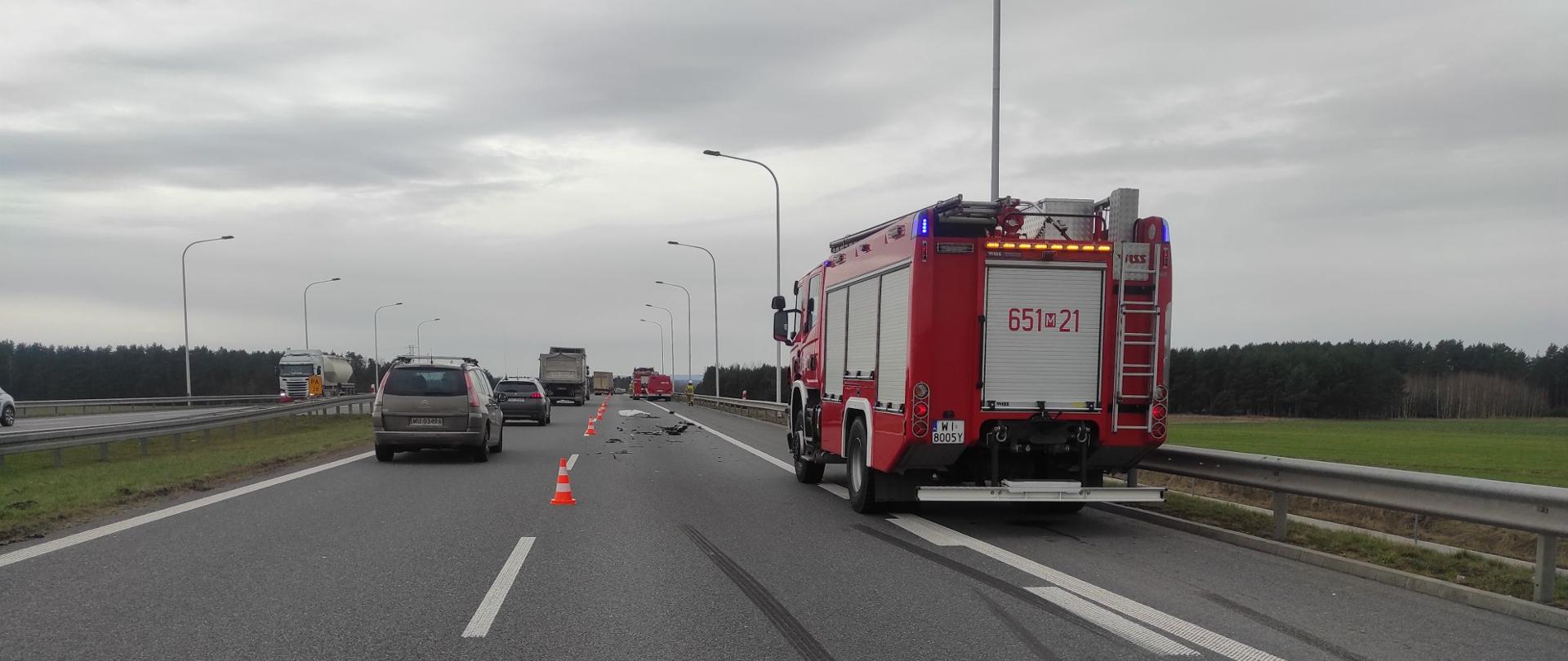 Zdarzenie drogowe DK S7