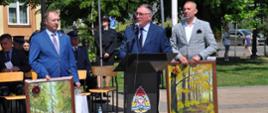 Na zdjęciu Wójt Gminy Rypin Janusz Tyburski w trakcie okolicznościowego przemówienia.