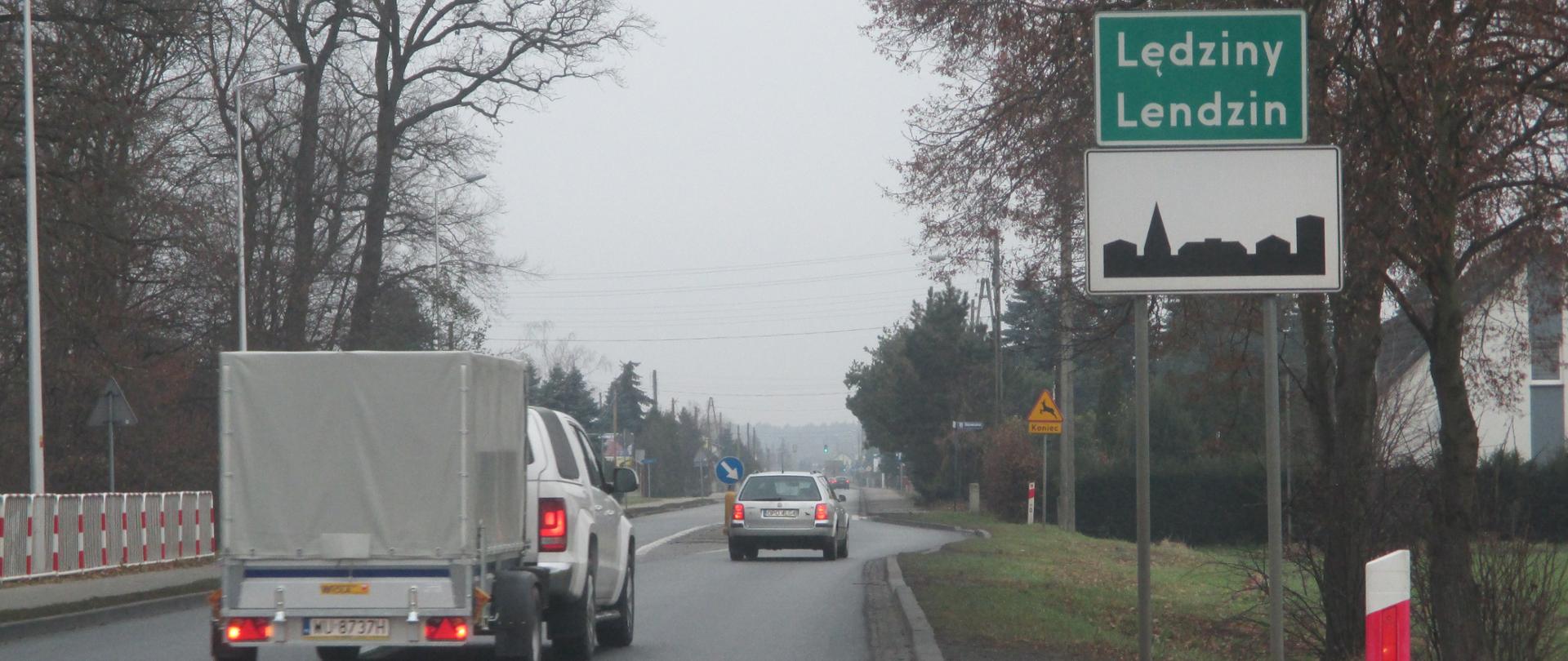 Fragment DK46 w Lędzinach