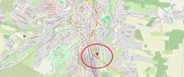 na zdjęciu mapa z DK30 Lubań, naprawa dylatacji na obiekcie mostowym nad rz. Kwisą.