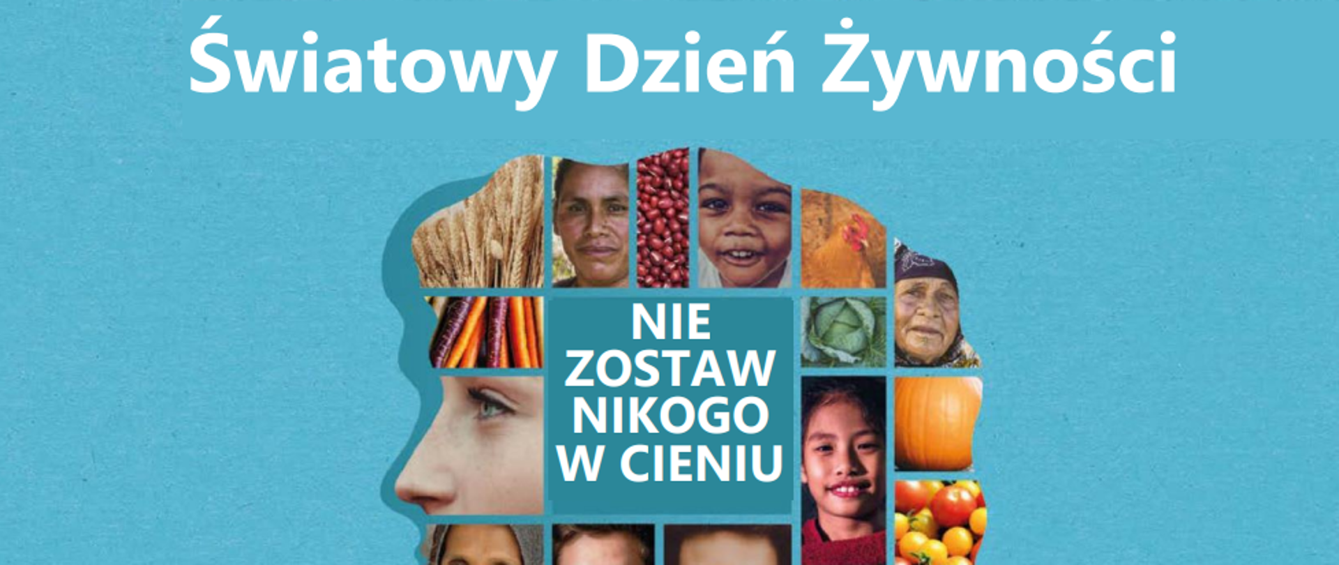Plakat z napisem Światowy Dzień Żywności 2022.