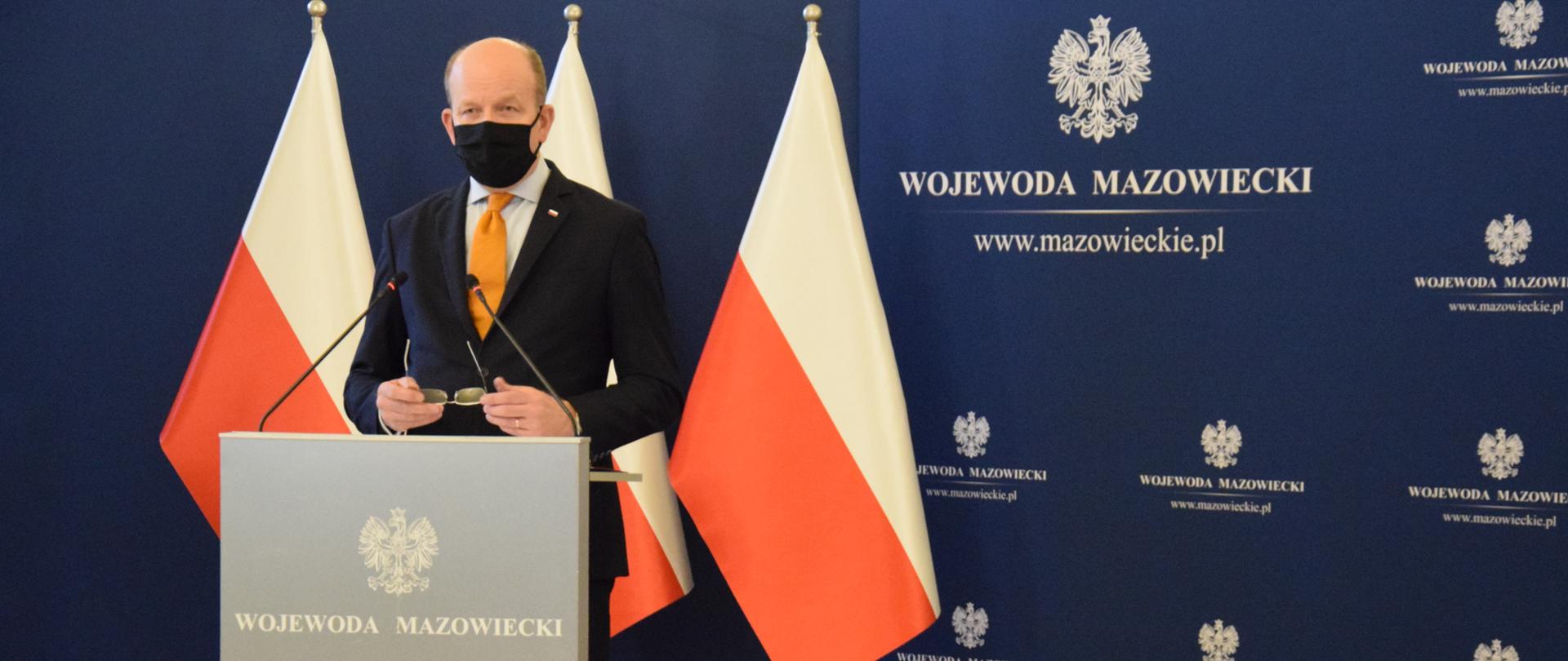 Wideokonferencja Wojewody - bieżąca sytuacja na Mazowszu