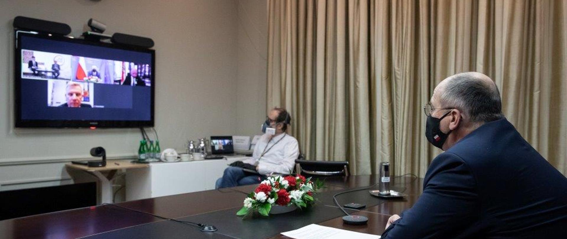 Minister Rau wziął udział w telekonferencji "Polska polityka wschodnia"