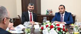 Minister Sprawiedliwości Adam Bodnar spotkał się z ambasadorem Zjednoczonych Emiratów Arabskich w Polsce Mohamedem Al Harbi 