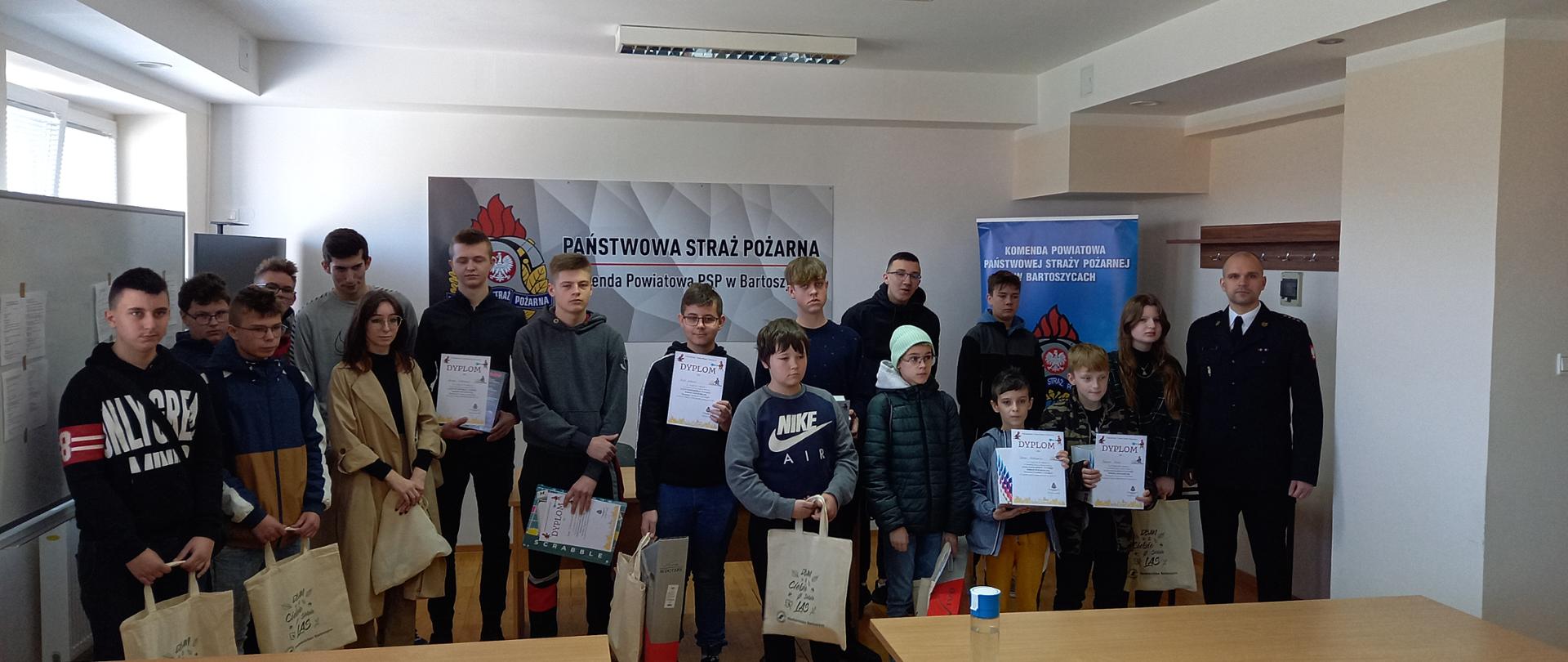 Eliminacje powiatowe OTWP "Młodzież Zapobiega Pożarom"