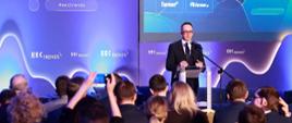 Minister infrastruktury Dariusz Klimczak podczas EEC Trends w Warszawie