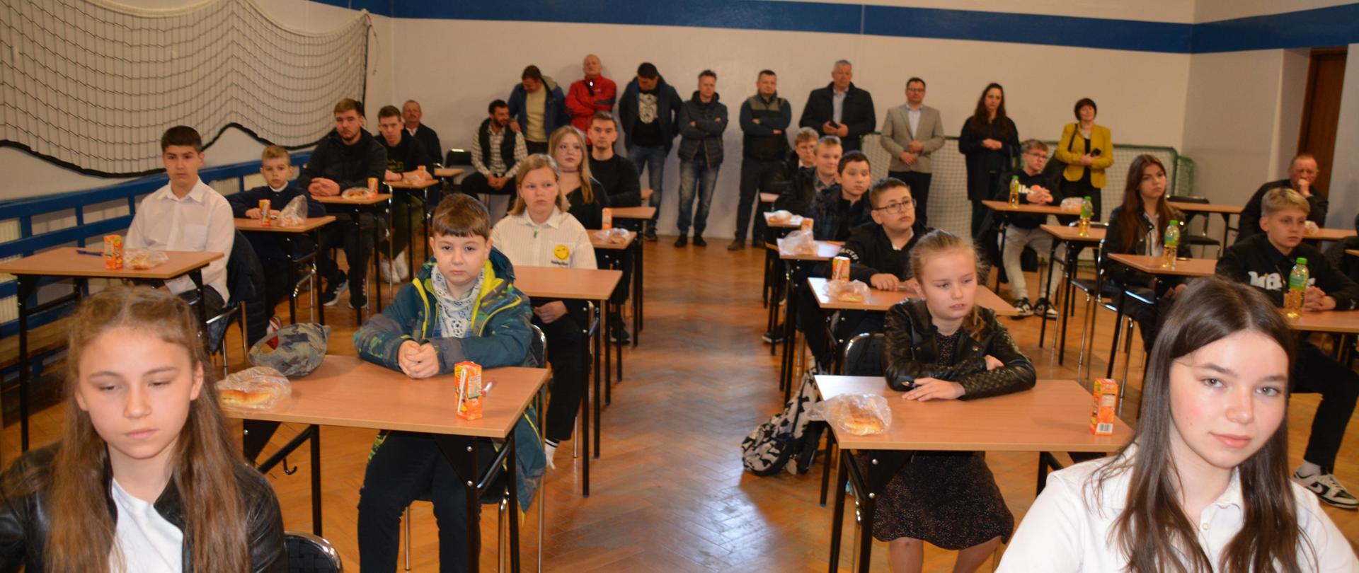 Zdjęcie przedstawia dzieci podczas OTWP w powiecie lubaczowskim