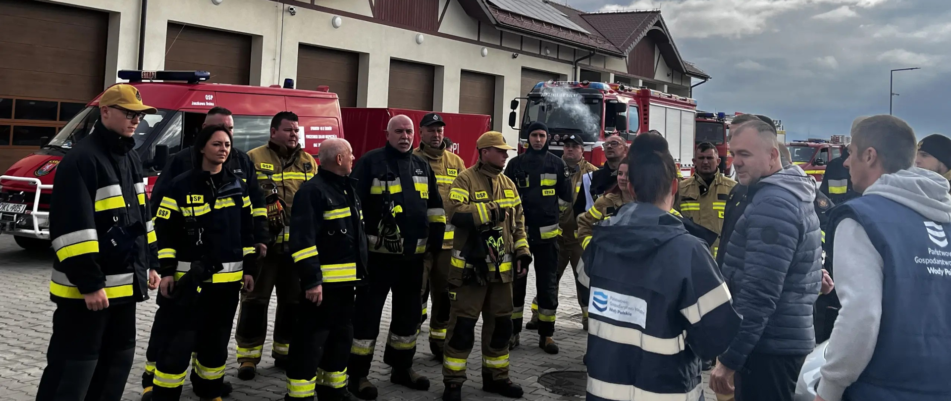 Zbiórka uczestników ćwiczeń w Kłodzku