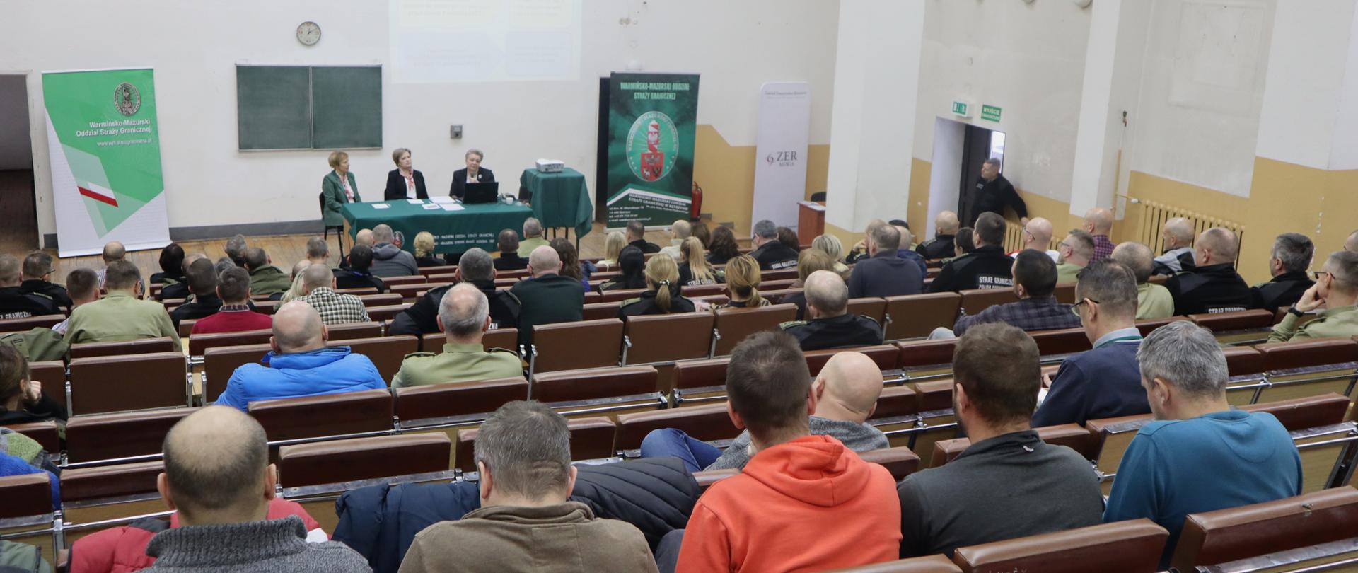 Spotkanie z funkcjonariuszami w Warmińsko-Mazurskim Oddziale Straży Granicznej
w Kętrzynie
