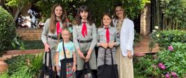 Consul of Poland Kamila Grzybowska-Kisiel with scouts