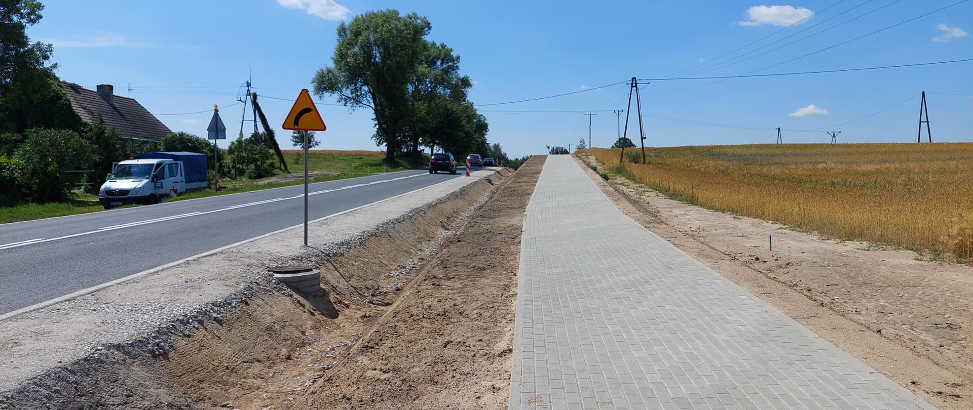 DK15 chodnik - Niewierz