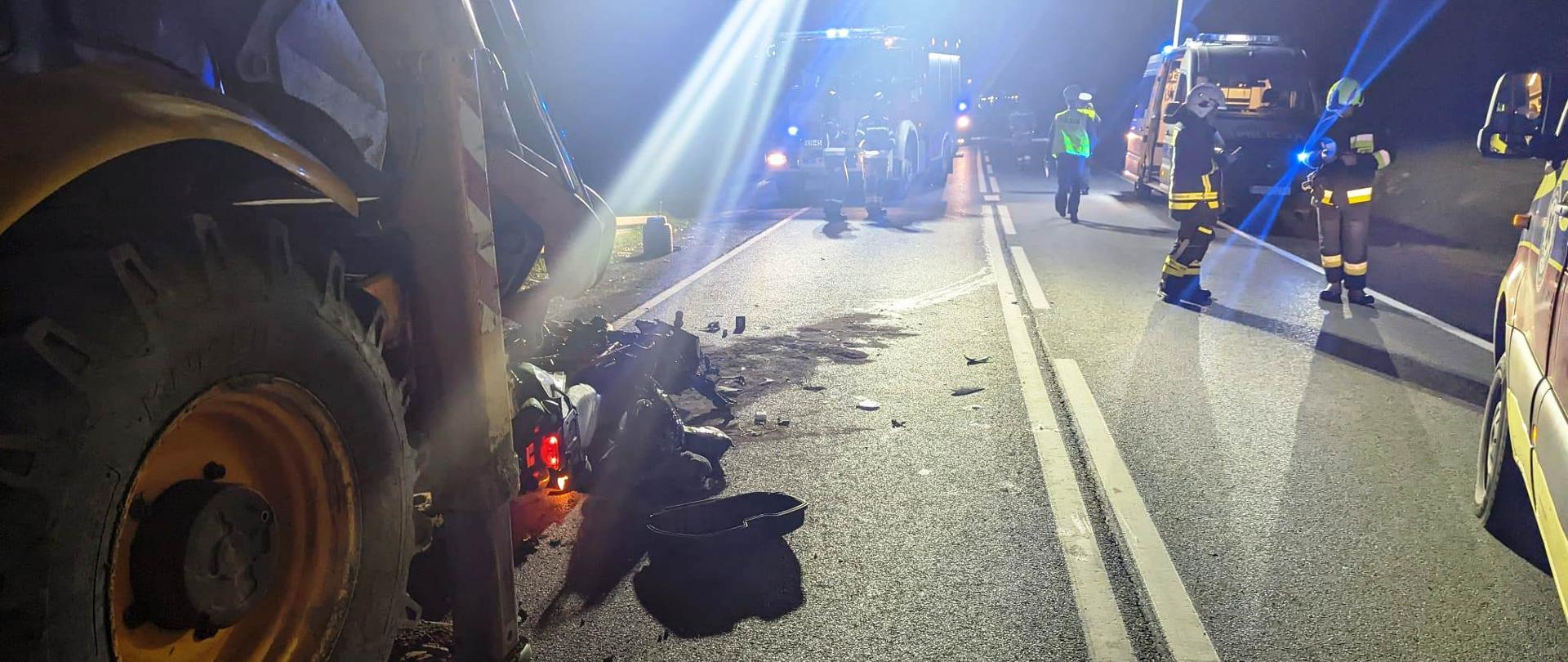 Widok miejsca zdarzenia.