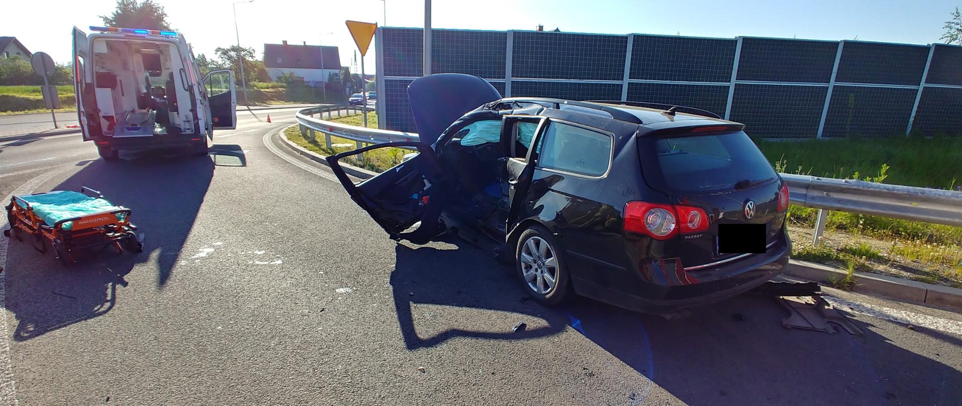 Wypadek w Brzegu Dolnym