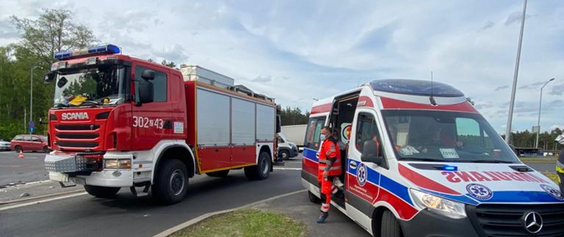 Kolizja - węzeł Szczecin Dąbie