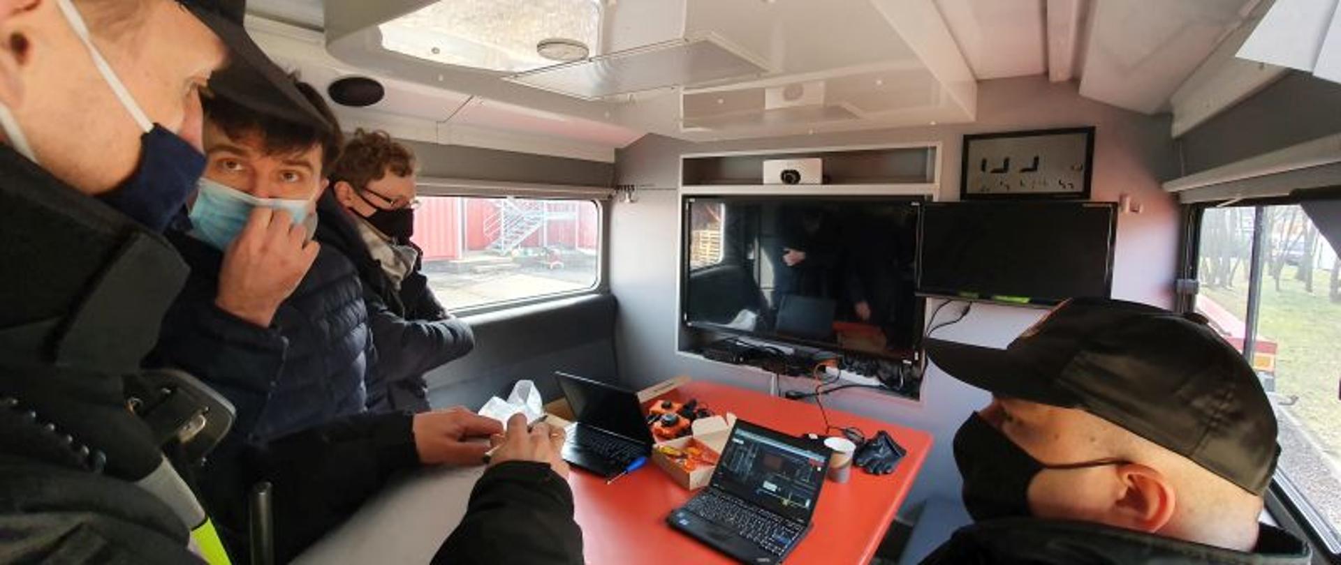 Test systemu monitorowania pracy strażaka