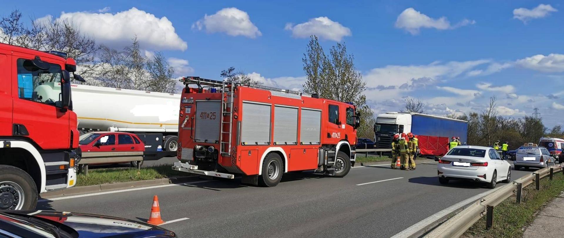 Wypadek motocyklisty