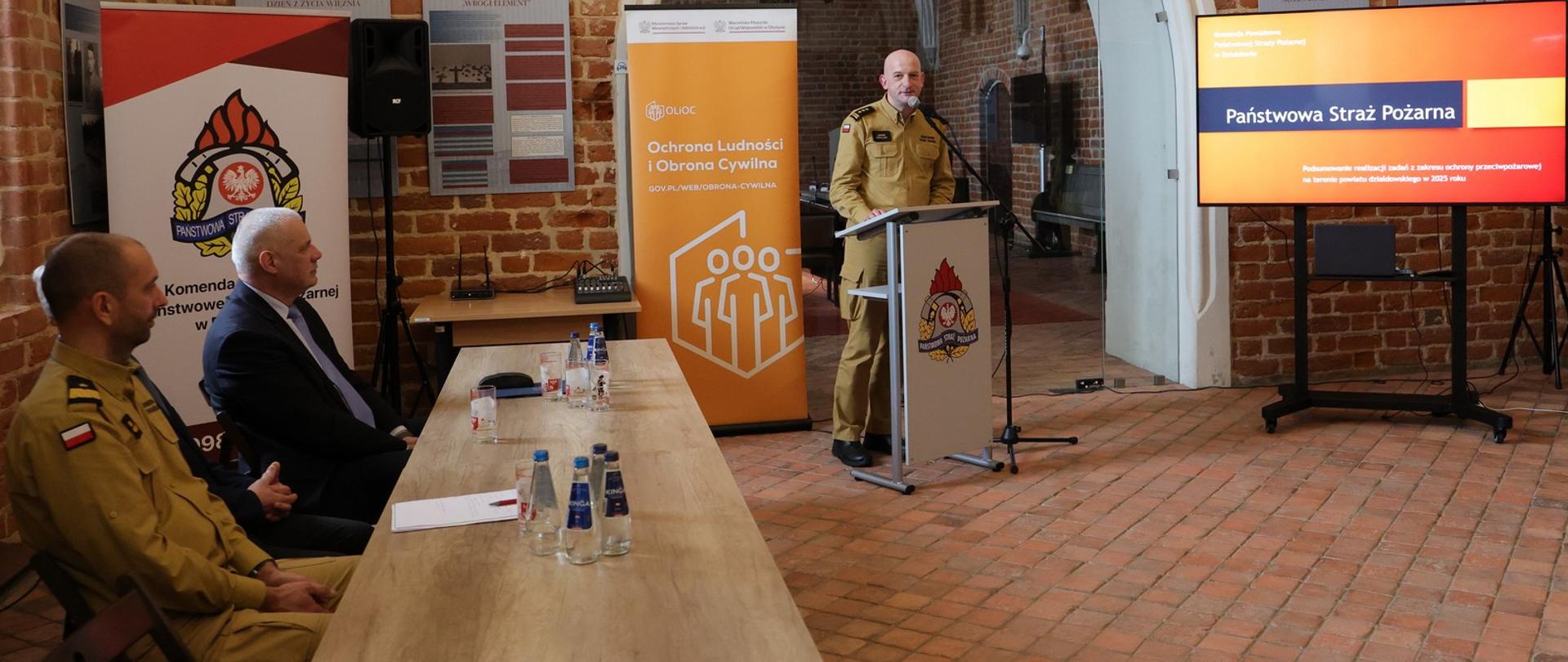 Odprawa roczna podsumowująca 2025 r. w powiecie działdowskim