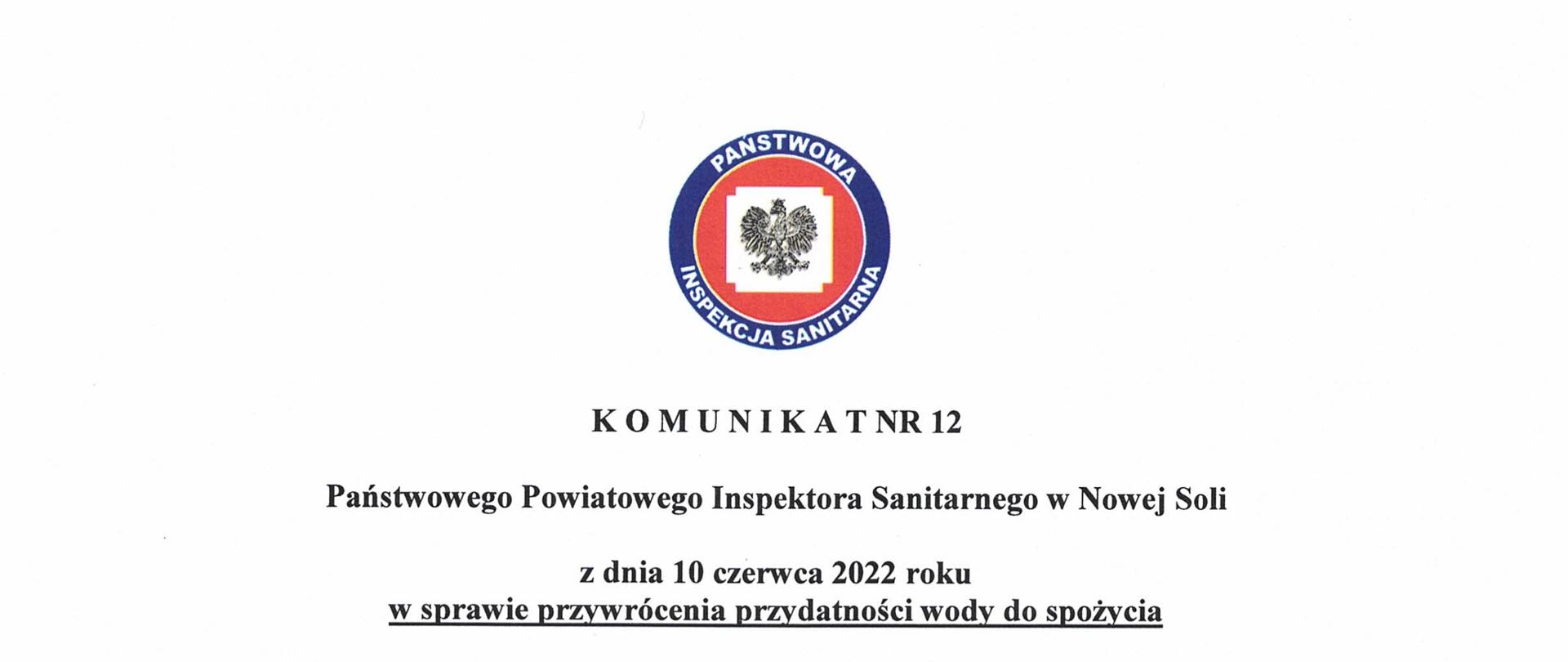 komunikat nr 12 master