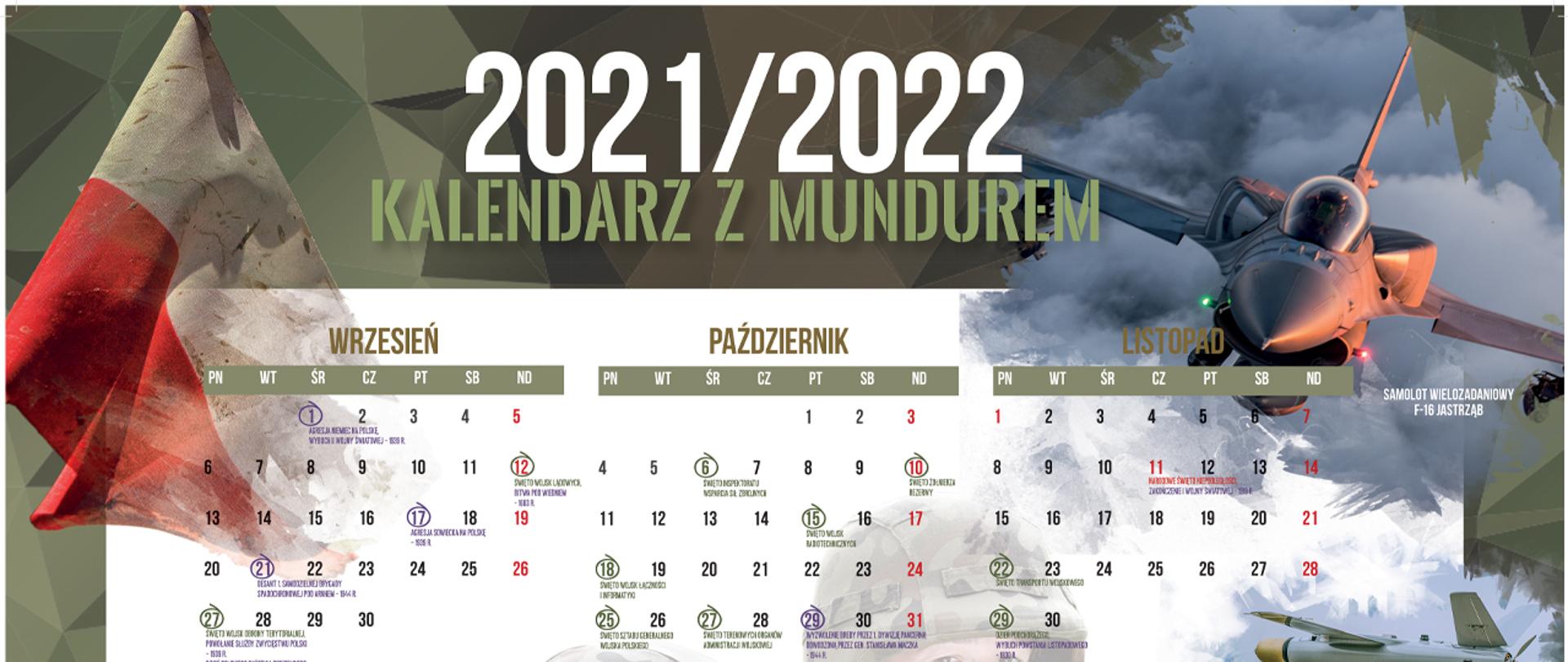 kalendarz z mundurem